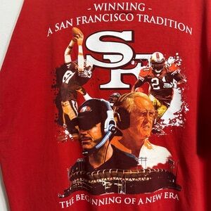 Vintage Bootleg Mens San Francisco 49ers 2011 XXL Shirt Harbaugh Clark Walsh
